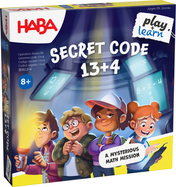 Haba Play&amp;Learn Vzdelávacia rodinná hra Tajný kód 13+4 od 8 rokov