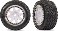 Traxxas Rad, Felge 8-Speichen, Reifen Rally, vorne (2)