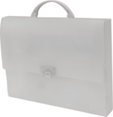 Geantă PP cu încuietoare A4 Opaline Frosty transparentă