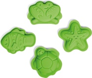 Bigjigs Toys Silikónové formičky zelene Meadow