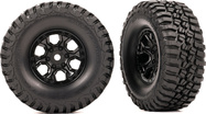 Traxxas koleso 1.0", disk spoke, pneu BFGoodrich Mud-Terrain T/A KM3 (2)