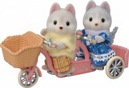 Sylvanian Families Tandemsko kolo za Husky brate in sestre