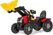 Rollytoys Šliapací traktor Farmtrac Case Puma s predným nakladačom