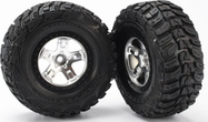 Traxxas roue 2.2/3.0", jante SCT satin-noir, pneu Kumho (2) (2WD avant)