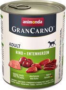 Animonda Gran Carno Adult marha- és kacsaszív konzerv 800g