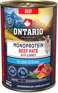 Konzerva Ontario Adult monoprotein hovädzie paté s mrkvou 400g