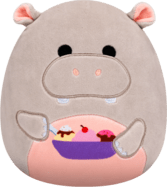 SQUISHMALLOWS Sivi nilski konj sa sladoledom - Harrison