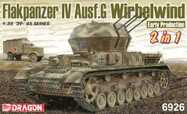 Maquette char 6926 - Flakpanzer IV Ausf.G "Wirbelwind" Production Précoce (2 en 1) (1:35)