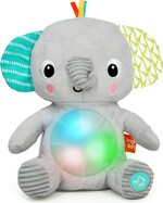BRIGHT STARTS Hračka plyšová hudobná svietiaca Hug-a-bye Baby™ sloník 0m+