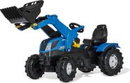 Rollytoys Šilapací traktor Farmtrac NH s predným nakladačom