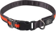 Obojok Dog Fantasy USB LED nylonový svietiaci S-M oranžový 1,9x35-50cm