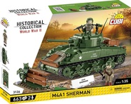 Cobi II WW M4A1 Sherman, 1:35, 663 k, 2 f