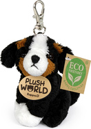 Portachiavi in peluche / ciondolo cane bovaro del bernese 9 cm ECO-FRIENDLY PLUSH WORLD
