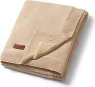 BABYONO Deka z prírodnej bavlny 75 × 100 cm light beige 0m+