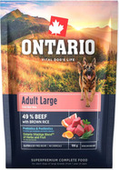 Vzorka Ontario Adult Large Beef &amp; Brown Rice 0,1kg
