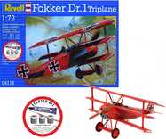 Starter Kit letadlo 74116 - Fokker DR.1 Triplane (1:72)