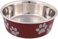 Miska Trixie nerezová, plastový povrch 12cm 250ml