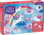Mudpuppy Puzzle Träume von Einhörnern mit Duft 60 Teile