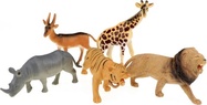 Zvieratá safari plast 11-15cm 5ks