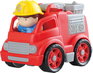 Playgo Auto hasičské s figúrkou 14x10x10,5 cm