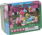 Juego de construcción Magnet Cube Zone - Bosque Rosa 48 piezas