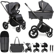 MUUVO Kočík kombinovaný Quick SE 2 Diamond graphite set 2v1