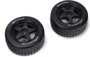 Arrma koleso s pneu dBoots Hoons 35/085 2.4 strieborná (2)