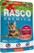 Kapsička Rasco Premium Adult teľacie s rajčinami a bylinkami 85g