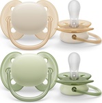 Philips AVENT Cumlík Ultrasoft Premium neutral 0-6m chlapec 2 ks