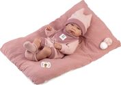Llorens 73818 NEW BORN DIEVČATKO - realistická bábika bábätko s celovinylovým telom - 40 c