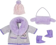 Baby Annabell Conjunto de invierno con piel, 43 cm