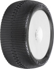 Pro-Line kolo 4.0", pneu Hole Shot S3, disk Zero Offset H17 biely (2)