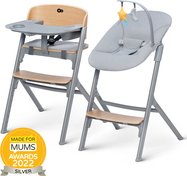 KINDERKRAFT SELECT Set jedálenská stolička Livy Oak + lehátko Calmee, Premium