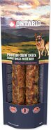 Pochúťka Ontario Protein hovädzie, žuvacia rolka veľká 2ks 25,4cm, Large
