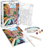 SENTOSPHERE PALETTE D'ARTISTE Maľovanie podľa čísel Venice