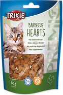 Pochúťka pre mačky premio Barbecue Hearts 50g