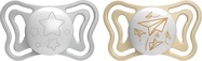 CHICCO Cumlík Physio Light silikónový nočný 6-16m, 2ks