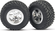 Traxxas roue 2.2/3.0", jante SCT satinée, pneu SCT (2) (avant 2WD)