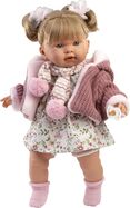 Llorens 42286 ALEXANDRA - realistická bábika so zvukmi a mäkkým látkovým telom - 42 cm