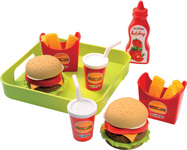 Fast food s podnosom