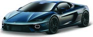 Bburago 1:18 TOP - Lamborghini Temerario - Blau