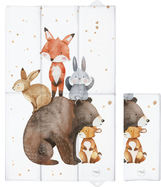 CEBA BABY Podložka prebaľovacia cestovná (80x50) Basic Forest Friends