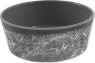 Miska Dog Fantasy vzor mramor šedá 15cm 500ml