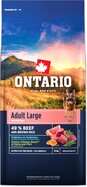 Krmivo Ontario Adult Large Beef &amp; Brown Rice 12kg