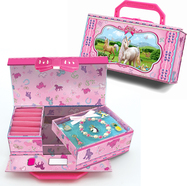 Cutie de bijuterii cu cod - unicorn