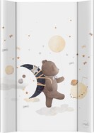 CEBA BABY Podložka prebaľovacia 2-hranná s pevnou doskou (50x70) Ultra Light Galactic Trav