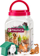 Faunica Zvířátka figurky sada v mega tubě - Mazlíčci 12 figurek