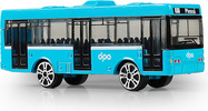 Kovový autobus DPO Ostrava modrý 8 cm