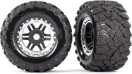 Traxxas koleso 2.8", pneu Maxx All-Terrain, disk čierno-sivý (2)