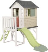 Smoby Domček na pilieroch so šmykľavkou